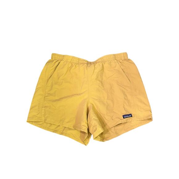 Patagonia Pants - Patagonia Women’s Yellow Baggies Shorts 5” Inseam Size Medium
